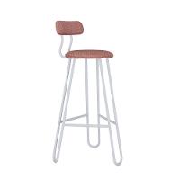 Conjunto 4 Banquetas Alta Ginger Com Encosto Tulipa Rosê City - 1