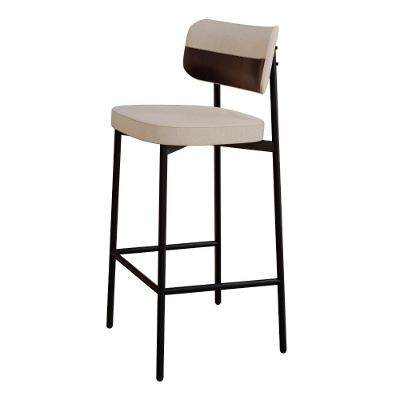 Banqueta Alloa Fixa C/4 Pés 50 X 44,7 X 103,5 Mm C/1 Un. Corriente Areia/courino Café Corriente Areia/courino Café