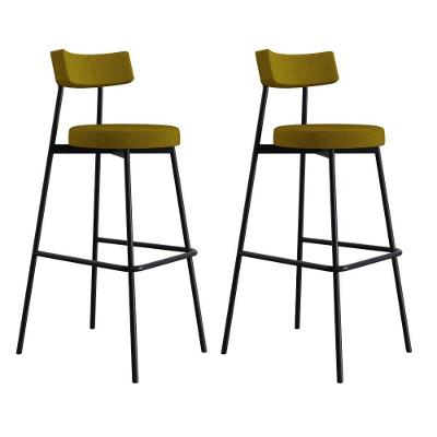 Banqueta Alta Stout Ae: 100 / Aa: 75cm C/02 Un. Bqst7510.2 Mostarda City Mostarda City