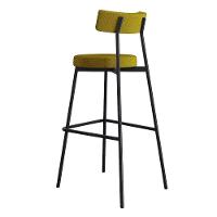 Banqueta Alta Stout Ae: 100 / Aa: 75cm C/02 Un. Bqst7510.2 Mostarda City Mostarda City