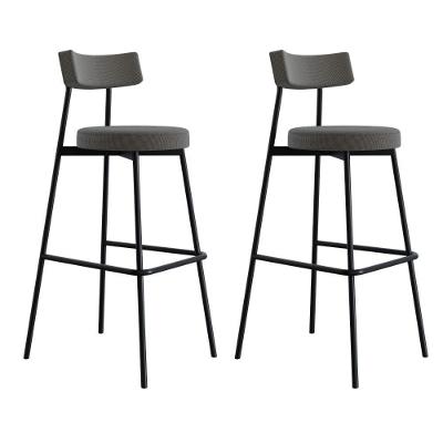 Banqueta Alta Stout Ae: 100 / Aa: 75cm C/02 Un. Bqst7510.2 Fendi Cinza City Fendi Cinza City