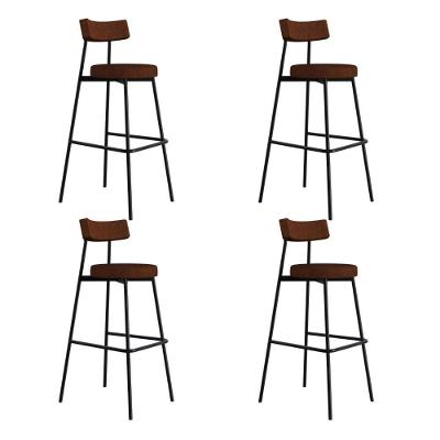 Banqueta Alta Stout Ae: 100 / Aa: 75cm C/04 Un. Bqst7510.4 Courino Whisky Courino Whisky