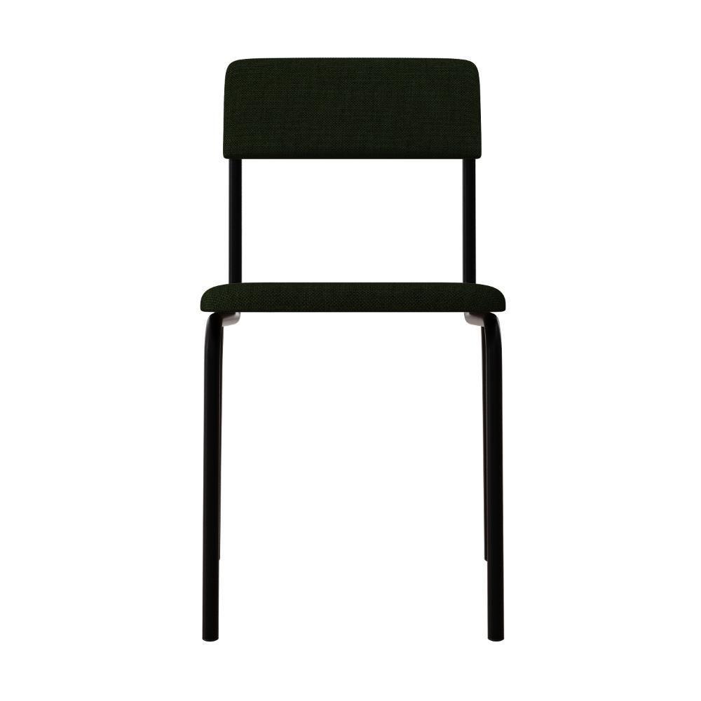 Cadeira Fit Fixa C/4 Pes 475 X 505 X 810 Mm C/2 Un. Klee Verde Musgo Klee Verde Musgo - 4