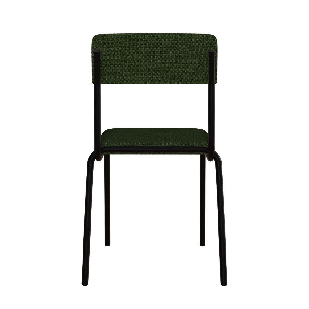 Cadeira Fit Fixa C/4 Pes 475 X 505 X 810 Mm C/2 Un. Klee Verde Musgo Klee Verde Musgo - 5