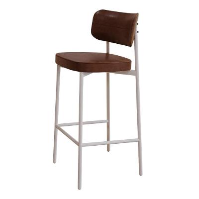 Banqueta Alloa Fixa C/4 Pés 50 X 44,7 X 103,5 Mm Com 1 Unidade Courino Whisky Courino Whisky