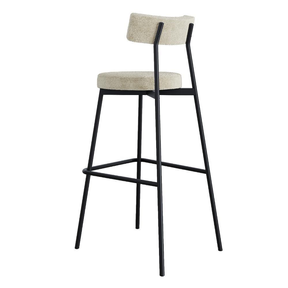 Banqueta Alta Stout Ae: 100 / Aa: 75cm C/04 Un. Bqst7510.4 Boucle Vanilla Boucle Vanilla - 4