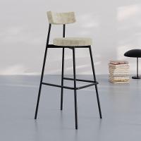 Banqueta Alta Stout Ae: 100 / Aa: 75cm C/04 Un. Bqst7510.4 Boucle Vanilla Boucle Vanilla - 2