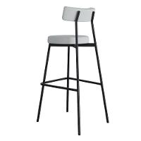 Banqueta Alta Stout Ae: 100 / Aa: 75cm Bqst7510 Courino Saturno Off White Cn.saturno Off White - 5