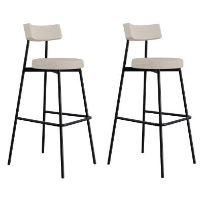 Banqueta Alta Stout Ae: 100 / Aa: 75cm C/02 Un. Bqst7510.2 Areia Light City Areia Light City