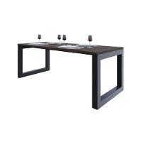 Mesa De Jantar Bronx 200x90x77cm Brmj9200 Terracota - Est.preta Terracota/est.preta - 5