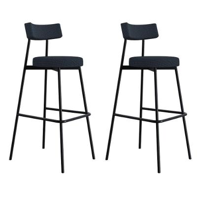 Banqueta Alta Stout Ae: 100 / Aa: 75cm C/02 Un. Bqst7510.2 Etnico Níquel Etnico Níquel