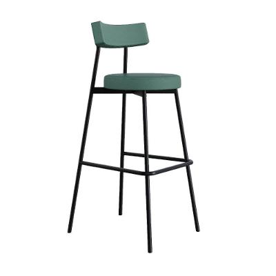 Banqueta Alta Stout Ae: 100 / Aa: 75cm Bqst7510 Courino Urano Verde Sálvia Cn.urano Verde Sálvia
