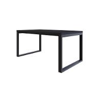 Mesa De Jantar Queens 160x90x77cm Qemj9160 Preto Tx - Est.preta Preto Tx/est.preta - 1