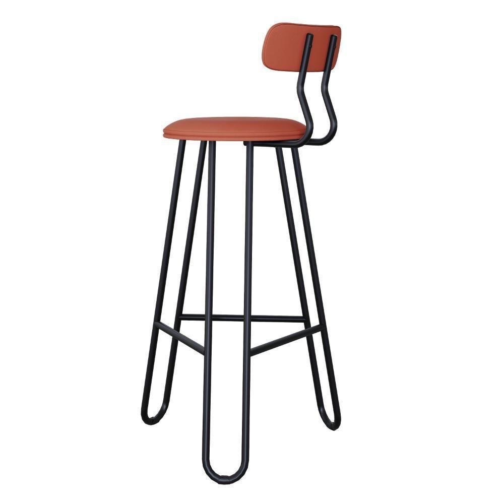 Conjunto 4 Banquetas Alta Ginger Courino Marte Terra Rosê - 2