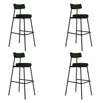 Banqueta Alta Stout Ae: 100 / Aa: 75cm C/04 Un. Bqst7510.4 Verde Musgo City Verde Musgo City