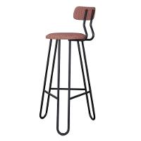 Conjunto 2 Banquetas Alta Ginger Com Encosto Tulipa Rosê City - 2