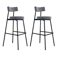 Banqueta Alta Stout Ae: 100 / Aa: 75cm C/02 Un. Bqst7510.2 Névoa Prata City Névoa Prata City - 1