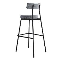 Banqueta Alta Stout Ae: 100 / Aa: 75cm C/02 Un. Bqst7510.2 Névoa Prata City Névoa Prata City