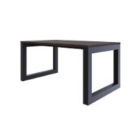 Mesa De Jantar Bronx 160x90x77cm Brmj9160 Terracota - Est.preta Terracota/est.preta - 1