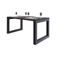 Mesa De Jantar Bronx 160x90x77cm Brmj9160 Terracota - Est.preta Terracota/est.preta - 5