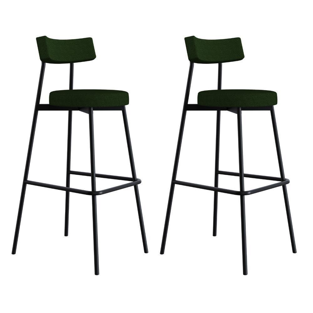 Banqueta Alta Stout Ae: 100 / Aa: 75cm C/02 Un. Bqst7510.2 Verde Musgo City Verde Musgo City - 1