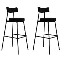 Banqueta Alta Stout Ae: 100 / Aa: 75cm C/02 Un. Bqst7510.2 Preto Preto - 1