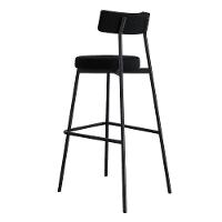 Banqueta Alta Stout Ae: 100 / Aa: 75cm C/02 Un. Bqst7510.2 Preto Preto