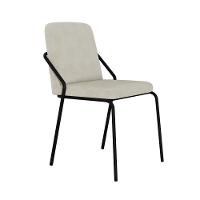 Cadeira Bloom Fixa C-4 Pes S-braco 490x580x850 Mm Com 1 Un Boucle Vanilla Boucle Vanilla - 1