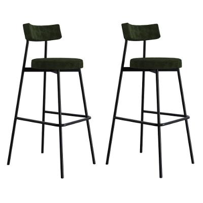 Banqueta Alta Stout Ae: 100 / Aa: 75cm C/02 Un. Bqst7510.2 Boucle Verde Alga Boucle Verde Alga