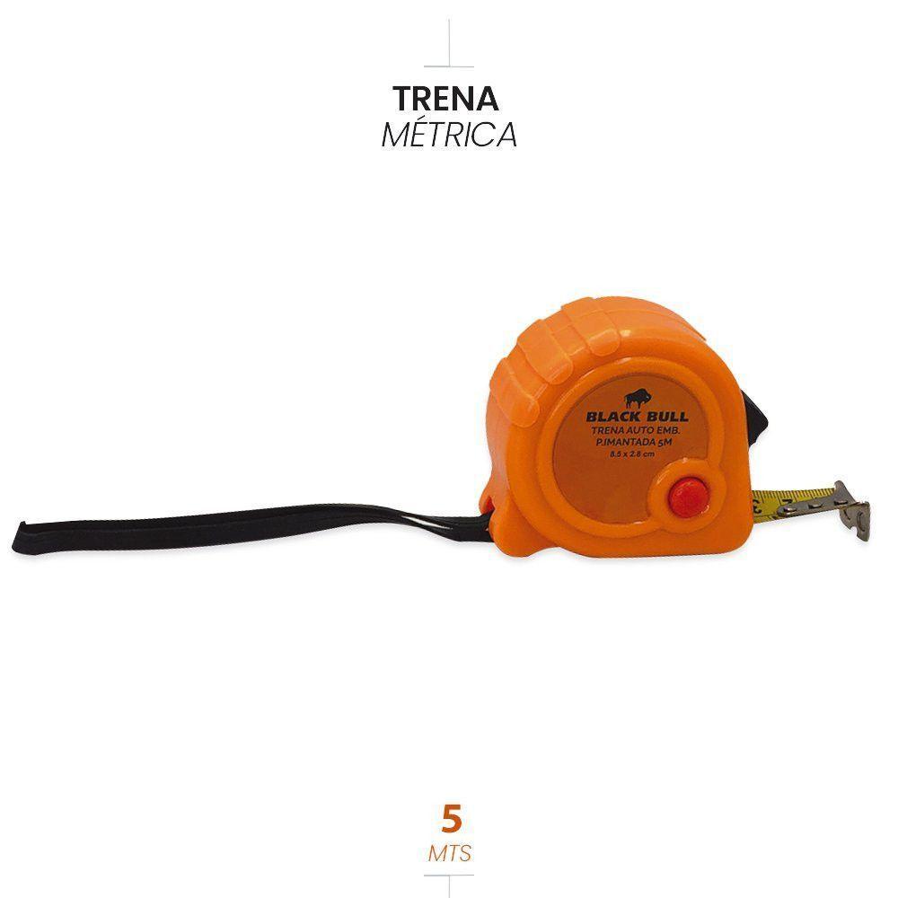 Trena Fita Auto Emborrachada P. Imantada 5m Black Bull - 1
