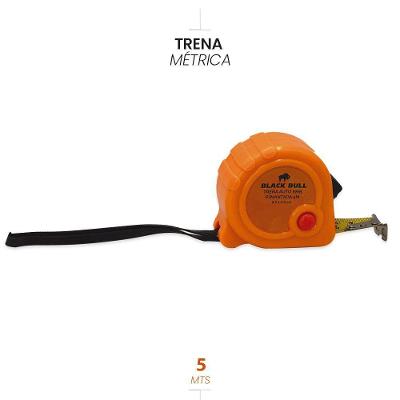 Trena Fita Auto Emborrachada P. Imantada 5m Black Bull