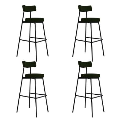 Banqueta Alta Stout Ae: 100 / Aa: 75cm C/04 Un. Bqst7510.4 Etnico Verde Selva Etnico Verde Selva