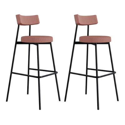 Banqueta Alta Stout Ae: 100 / Aa: 75cm C/02 Un. Bqst7510.2 Rosa Linked Rosa Linked