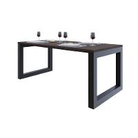 Mesa De Jantar Bronx 180x90x77cm Brmj9180 Terracota - Est.preta Terracota/est.preta - 5