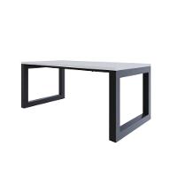 Mesa De Jantar Bronx 180x90x77cm Brmj9180 Branco Tx - Est.preta Branco Tx/est.preta - 1