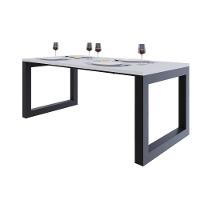 Mesa De Jantar Bronx 180x90x77cm Brmj9180 Branco Tx - Est.preta Branco Tx/est.preta - 5