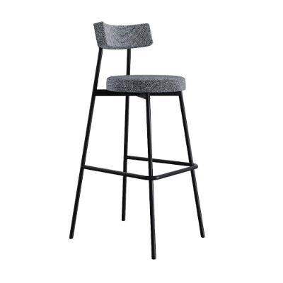 Banqueta Alta Stout Ae: 100 / Aa: 75cm Bqst7510 Névoa Prata City Névoa Prata City