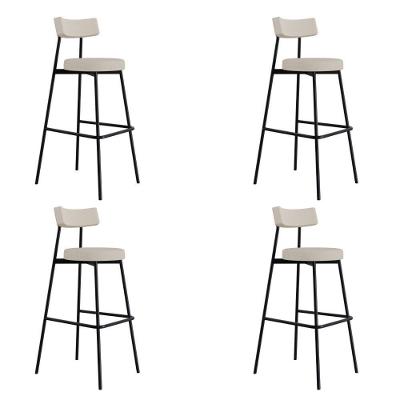 Banqueta Alta Stout Ae: 100 / Aa: 75cm C/04 Un. Bqst7510.4 Areia Light City Areia Light City