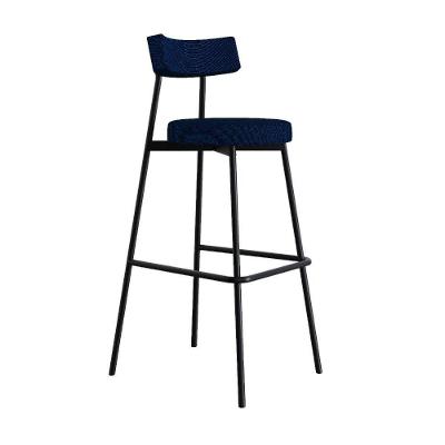 Banqueta Alta Stout Ae: 100 / Aa: 75cm Bqst7510 Azul Corriente Azul Corriente