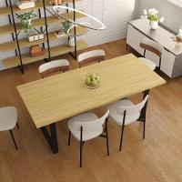 Mesa De Jantar Queens R 200x90x77cm Qemj9200r Vermont Oak - Est.preta Vermont Oak/est.preta - 5