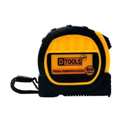 Trena Emborrachada Pro 8 Metros X 25mm - Dtools Fita Fosca
