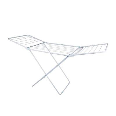 Varal De Chão Com Abas 174x70cm Branco - Suporta 25kg De Roupas - Mor
