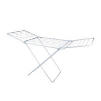 Varal De Chão Com Abas 174x70cm Branco - Suporta 25kg De Roupas - Mor - 1