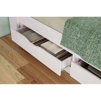 Colchão Solteiro Light D33 Ortobom + Cama Invicta C/ 2 Gavetas Atacama - 5