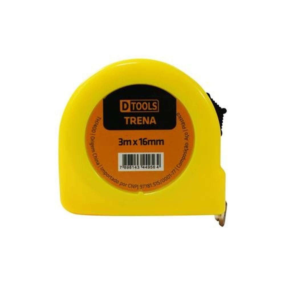 Trena Abs 3 Metros X 16mm Para Medição De Precisão - Dtools - 2
