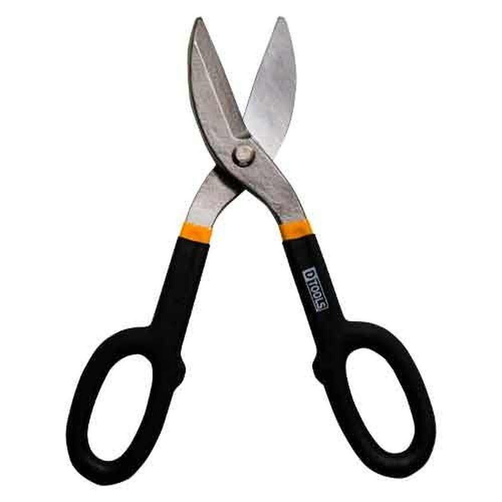 Tesoura Funileiro 10'' Em Aço Cromo Vanádio Com Cabo Emborrachado - Dtools - 3