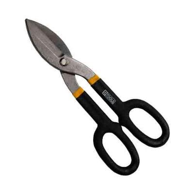 Tesoura Funileiro 10'' Em Aço Cromo Vanádio Com Cabo Emborrachado - Dtools