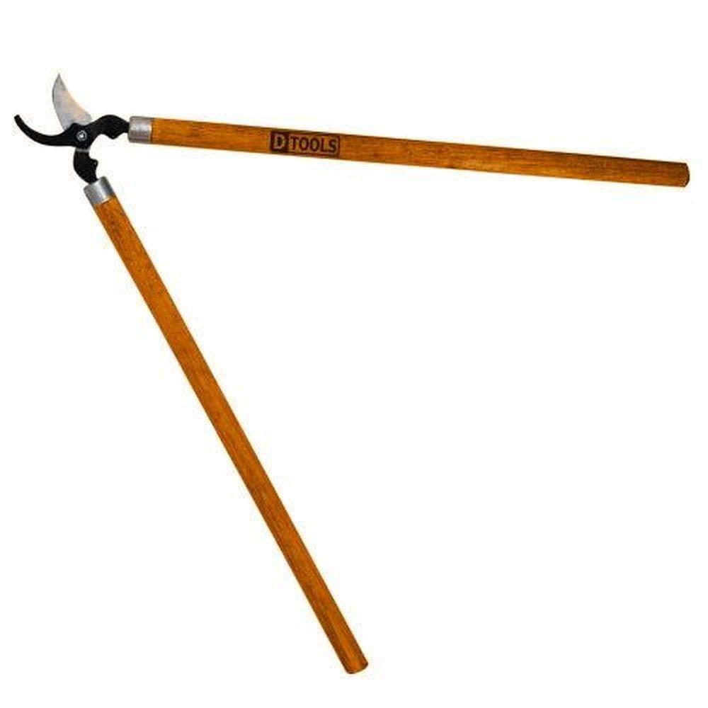 Tesoura De Poda 60cm Com Cabo De Madeira - Ideal Para Jardins E Hortas - 2