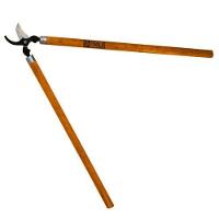 Tesoura De Poda 60cm Com Cabo De Madeira - Ideal Para Jardins E Hortas - 2