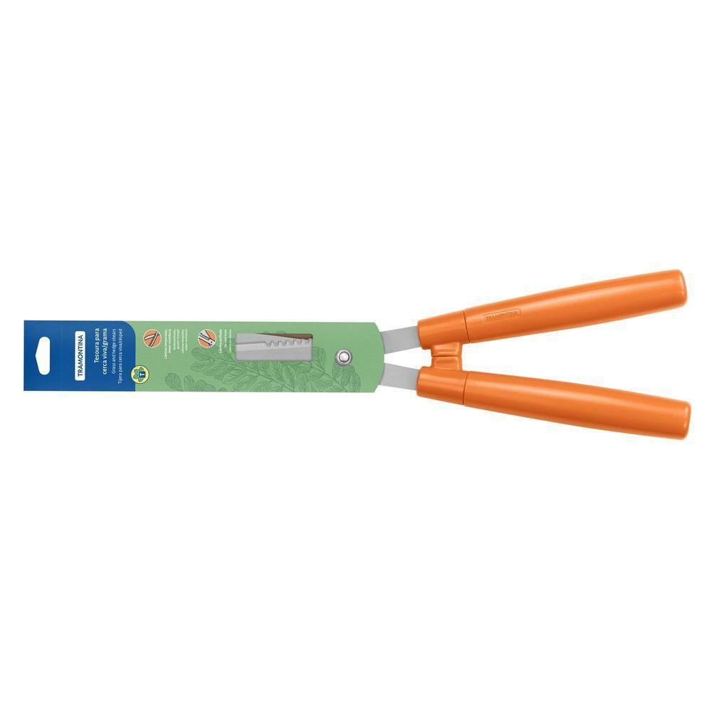 Tesoura Para Cerca Viva-grama Tramontina Com Lâmina Serrilhada E Cabo Plástico Tramontina - 3